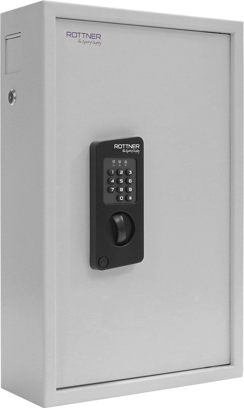 Rottner Coffre-fort à clé électronique Keytronic 100 - pour 100 clés - 55x35x13cm