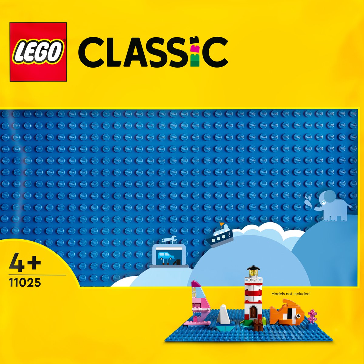 LEGO Classic Blauwe Bouwplaat - 11025 — afbeelding 2