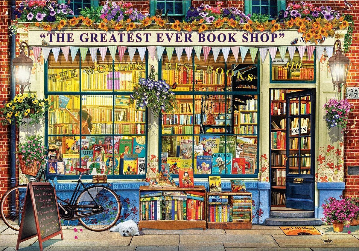 Eurographics - De Beste Boekwinkel Ooit (The Greatest Ever Book Shop) - 1000 stukjes - Legpuzzel — afbeelding 3