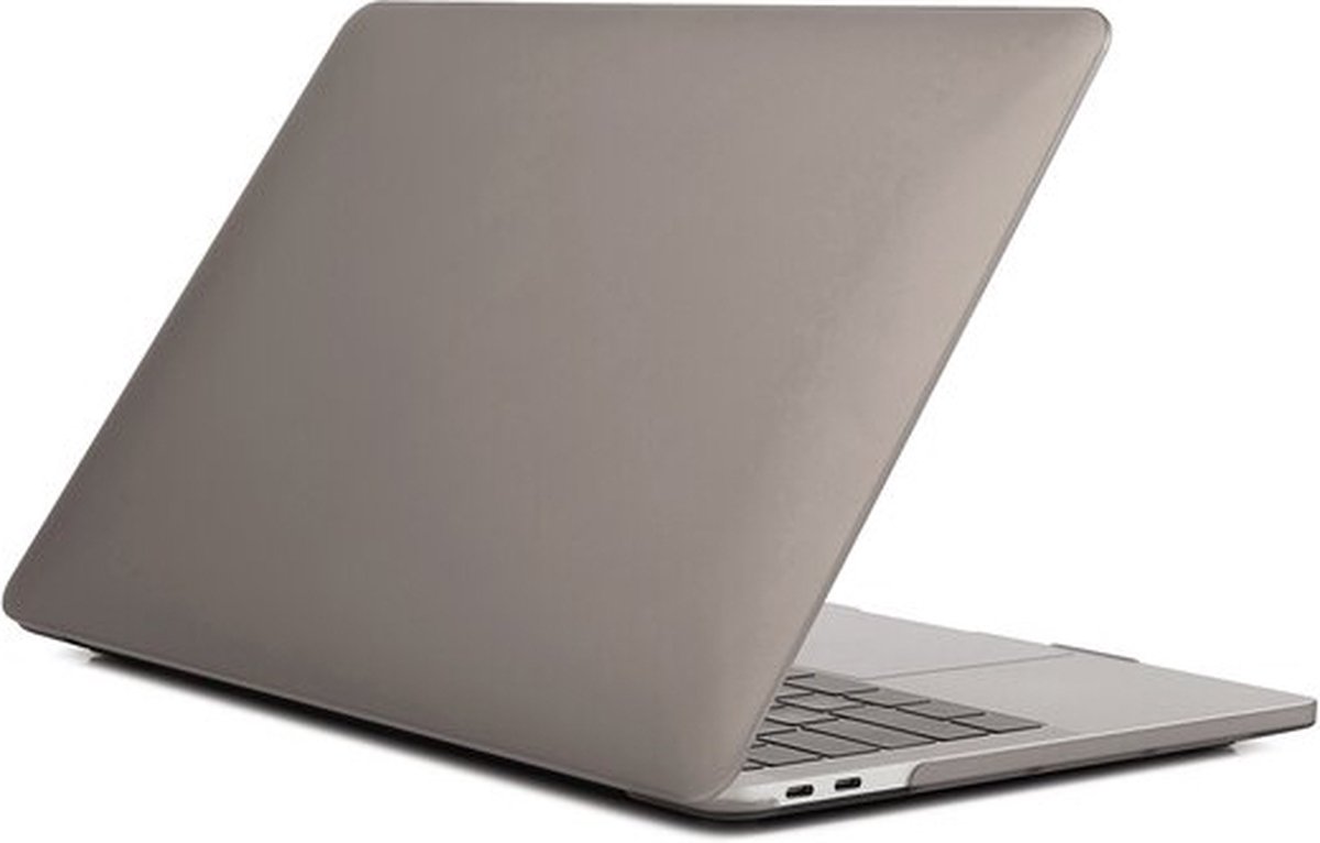 By Qubix MacBook Air 13,6 inch case - grijs (2022) - MacBook Air (M2 Chip) - Cover geschikt voor Apple MacBook Air (A2681)