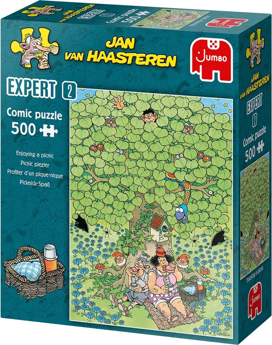 Jan van Haasteren Expert 2 - Picknick Plezier - 500 stukjes puzzel — afbeelding 6