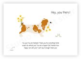 Scratch card | Basset Hound Eddie Hey you there! Thank you!