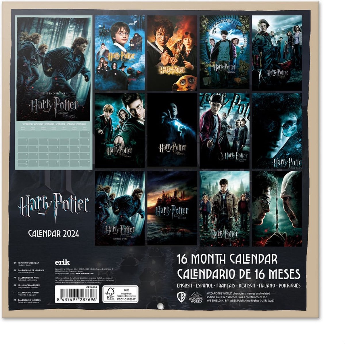 Harry Potter - Harry Potter Calendrier photos officiel 2024