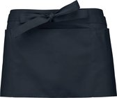 Awesome-Gifts - Professionele Horeca Sloof - K896 Bistro schort - Heupschort - Serveerschort - unisex - kort - 70 x 26 cm - per 10 stuks - onbedrukt - Navy blauw