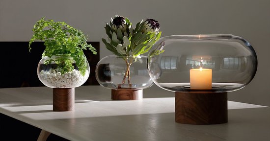 Vase oblat LSA 35 cm