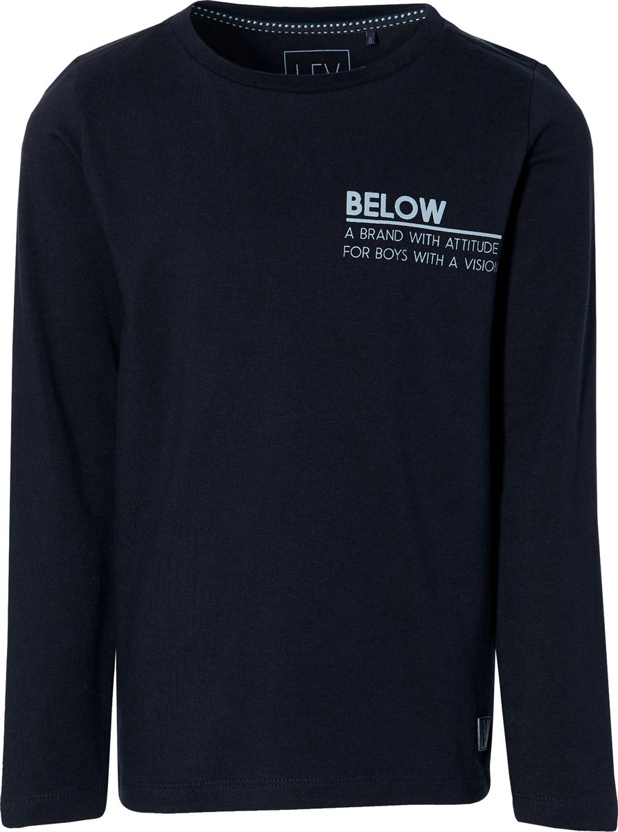 Levv boys - Shirt Kadir - Dark Blue - maat 176