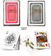 Jeu de cartes à jouer - 2-pack - étanche - 100% plastique - Cartes à jouer - Cartes de poker