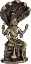 Veronese Design - Vishnu - Gebronsd beeld - (hxbxd) ca. 19cm x 10cm X 8,5cm