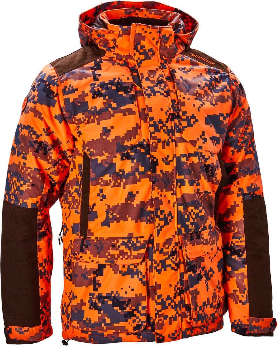 WINCHESTER Jas - Heren - Leger, Jacht - Stille & versterkte stof - Camouflage kledij - Digi Blaze - 3XL