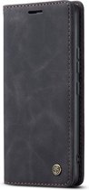 Casemania Hoesje Geschikt voor Oppo Reno 10 Pro Charcoal Gray - Portemonnee Book Case