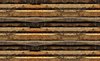 Fotobehang - Vlies Behang - Houten Balken Muur - 416 x 254 cm