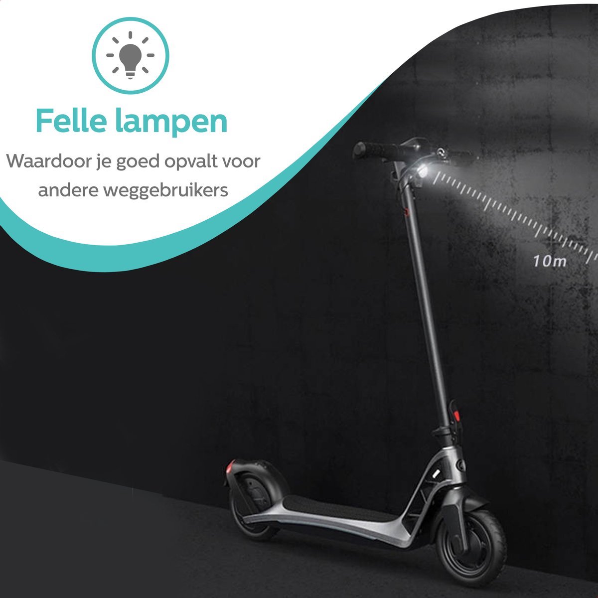 Afbeelding 3 van Premium Volans Elektrische step voor Volwassenen - Opvouwbare E step 25 km p/u