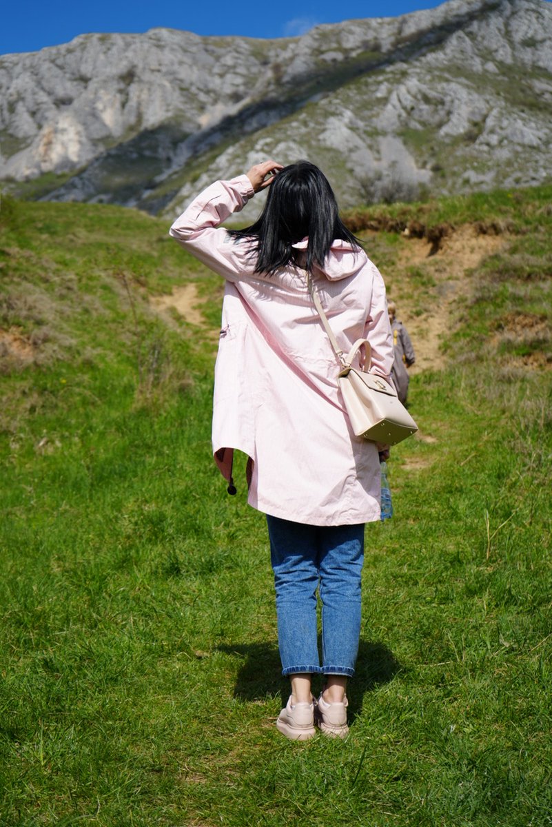 Ducksday - regenparka voor dames - halflang - reflectoren - regenjas - waterdicht - ademend - roze — afbeelding 7