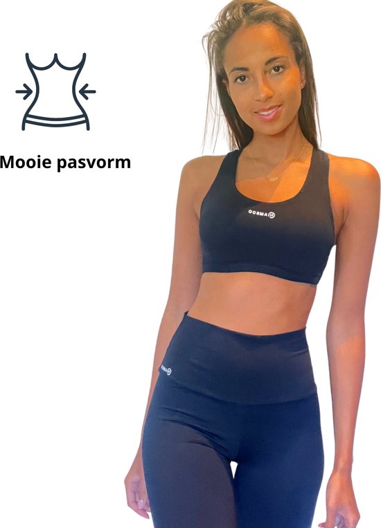 Sportkleding dames - Biker short - Sporttopje - Sportbroek dames - Yoga kleding Dames - High waist - S — afbeelding 5