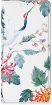 Wallet Bookcase OnePlus Nord 3 Telefoonhoesje Bird Flowers