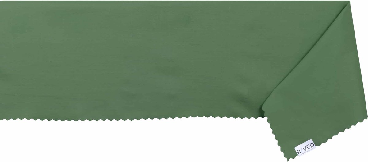 Raved Tafelkleed 140 cm x 260 cm - Groen Polyester - Kreukvrij