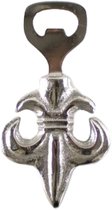 Mars & More - Flessenopener 'Fleur de Lis' (Zilver, metaal)