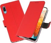 Bestcases Étui pour téléphone avec porte-cartes Huawei Y6 Pro 2019 - Rouge