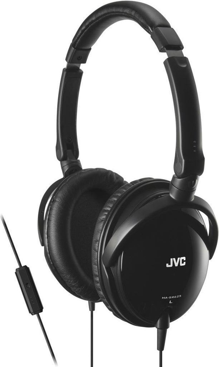 JVC HA-SR625 Koptelefoon Bedraad Zwart mobiele hoofdtelefoon