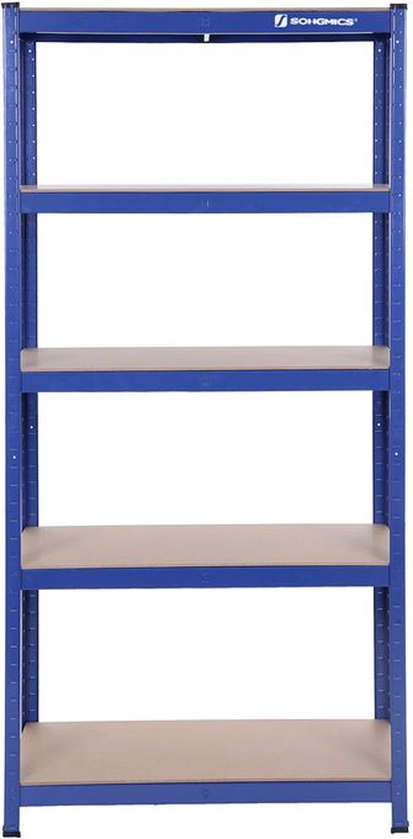 Heavy-Duty Stalen Plank - Garageplank - Metalen Opbergrek - Hoog draagvermogen - 150cm x 75cm x 30cm