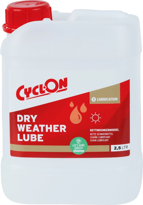 Lubrifiant pour chaîne Cyclon Dry Weather Lube - 2,5 litres