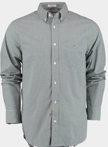 Gant Casual hemd lange mouw Groen Reg Poplin Micro Check Shirt 3230182/338