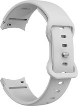 Siliconen bandje - geschikt voor Samsung Galaxy Watch 6 / Watch 6 Classic / Watch 5 / Watch 5 Pro / Watch 4 / Watch 4 Classic - grijs