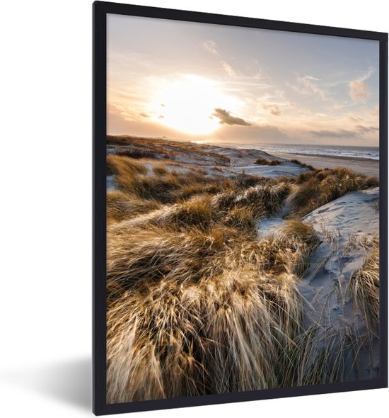 Cadre photo avec poster - Plage - Mer - Scheveningen - Nederland - 30x40 cm - Cadre pour poster