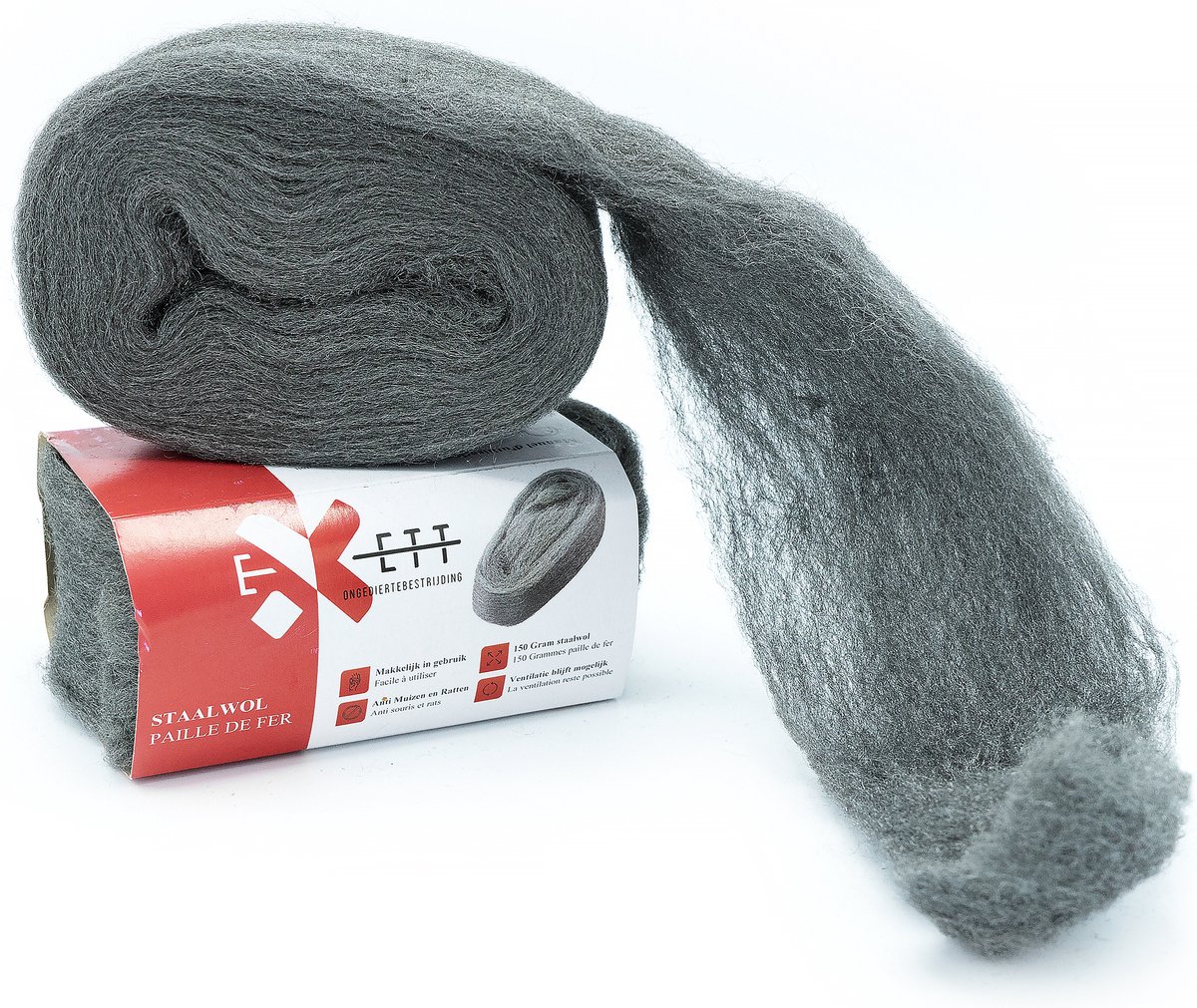 Exett Steel Wool 150gram - répulsif contre les souris et les rats - filet pour  souris