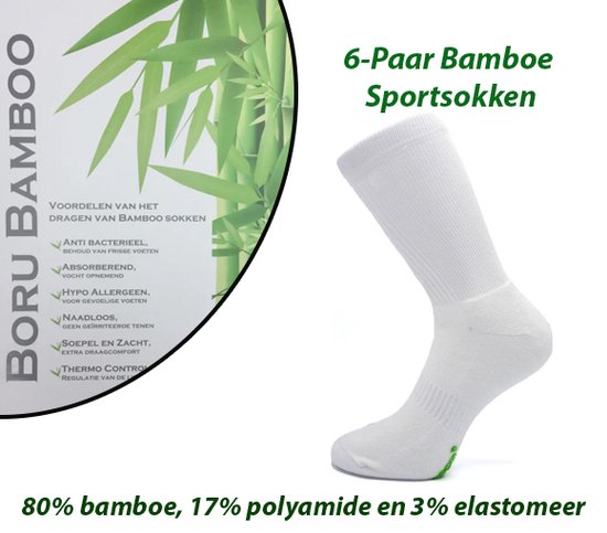 Allround bamboe sportsokken - van Eck Beenmode