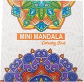 Mandala's Kleurboek - Vierkant - Oranje voorkant