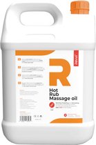 Révvi | Hot Rub Massage Olie - Verwarm en bescherm je spieren - Stimuleer Bloedsomloop - met Kamfer & Wintergreen - 5L Can -  - 5L