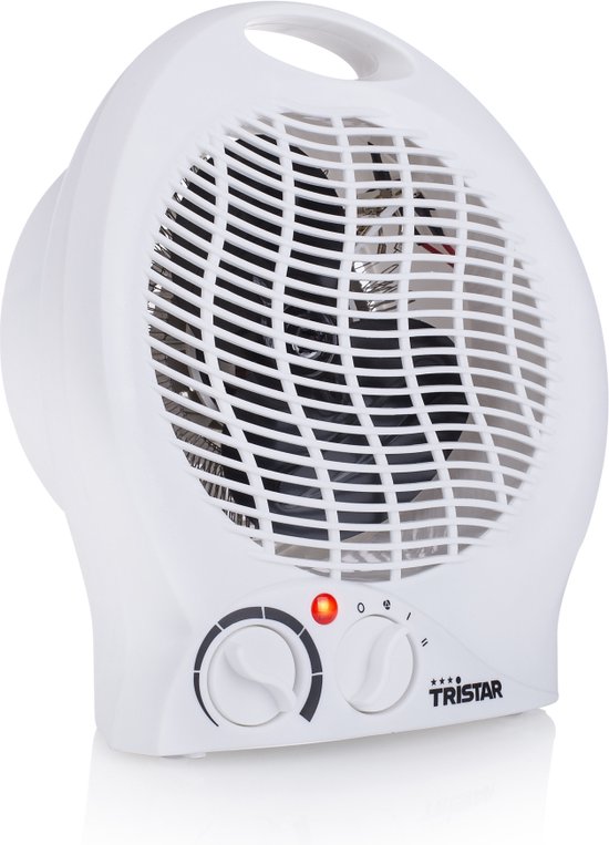 Tristar Elektrische Kachel KA-5039 - Ventilatorkachel - 2 warmtestanden 1000|2000 Watt - Voor kleine ruimtes - Wit