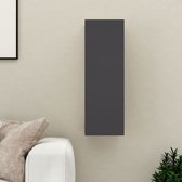 Decoways - Tv-meubel 30,5x30x90 cm spaanplaat grijs