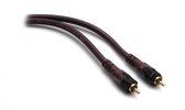 G&BL - 5570, audio kabel 3m RCA-RCA 75 Ohm vergulde dubbele injectie connectoren,