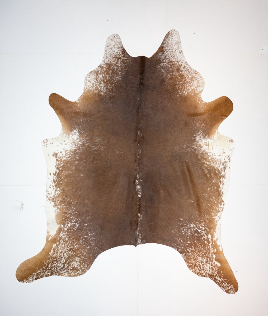 KOELAP Koeienhuid Vloerkleed - Bruin Gevlekt Salt & Pepper - 205 x 245 cm - 1004407