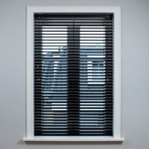 Dutchblinds Aluminium Jaloezieën 50mm - Zwart - 90 x 180 cm - Raamdecoratie op maat