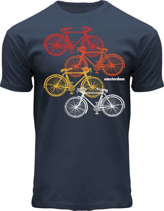 Bike Colors T-shirt Heren Maat L | bol.com