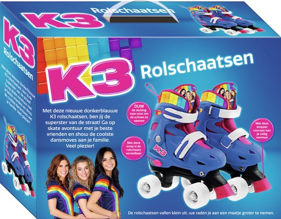 realiteit Uitgaand Induceren K3 rolschaatsen maat 30/33 - regenboog - met verstelbare schoen | bol.com