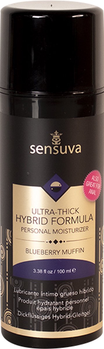Goedkoopste Sensuva - Ultra-Dikke Hybride Glijmiddel Bosbessen Muffin 100 ml