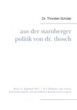 Aus der Starnberger Politik von Dr. Thosch 13 - Aus der Starnberger Politik von Dr. Thosch