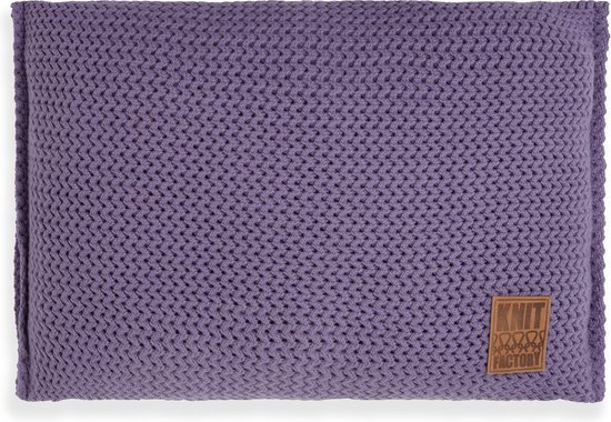 Coussin Knit Factory Maxx - Violet - 60x40 cm