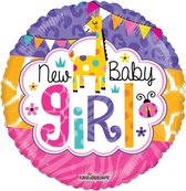 Folie ballon New Baby Girl 46 cm - .