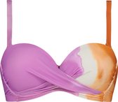 Beachlife Tie Dye multiway bikinitop met voorgevormde cups en beugel - cup D,E,F - dames - Maat 75E