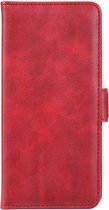 Shop4 - Realme 8 Pro Hoesje - Wallet Case met Pasjeshouder Business Rood