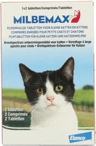 Elanco Milbemax Kitten & Kat - Anti wormenmiddel - 2 tab 0.5 Tot 2 Kg