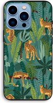 CaseCompany® - iPhone 13 Pro hoesje - Luipaard 2 - 100% Biologisch Afbreekbaar - Duurzaam - Biodegradable Soft Case - Milieuvriendelijke Print op Achterkant - Zwarte Zijkanten - Bescherming O