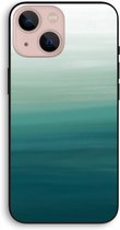 CaseCompany® - iPhone 13 mini hoesje - Ocean - 100% Biologisch Afbreekbaar - Duurzaam - Biodegradable Soft Case - Milieuvriendelijke Print op Achterkant - Zwarte Zijkanten - Bescherming Over 