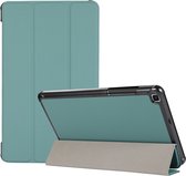 Mobigear Tablethoes geschikt voor Samsung Galaxy Tab A7 Lite Hoes | Mobigear Tri-Fold Bookcase - Donkergroen