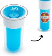 Munchkin Miracle 360° Geïsoleerde Kinderbeker - Antilek - Houdt dranken langer koud - Vanaf 12 maanden - Kleur Blauw